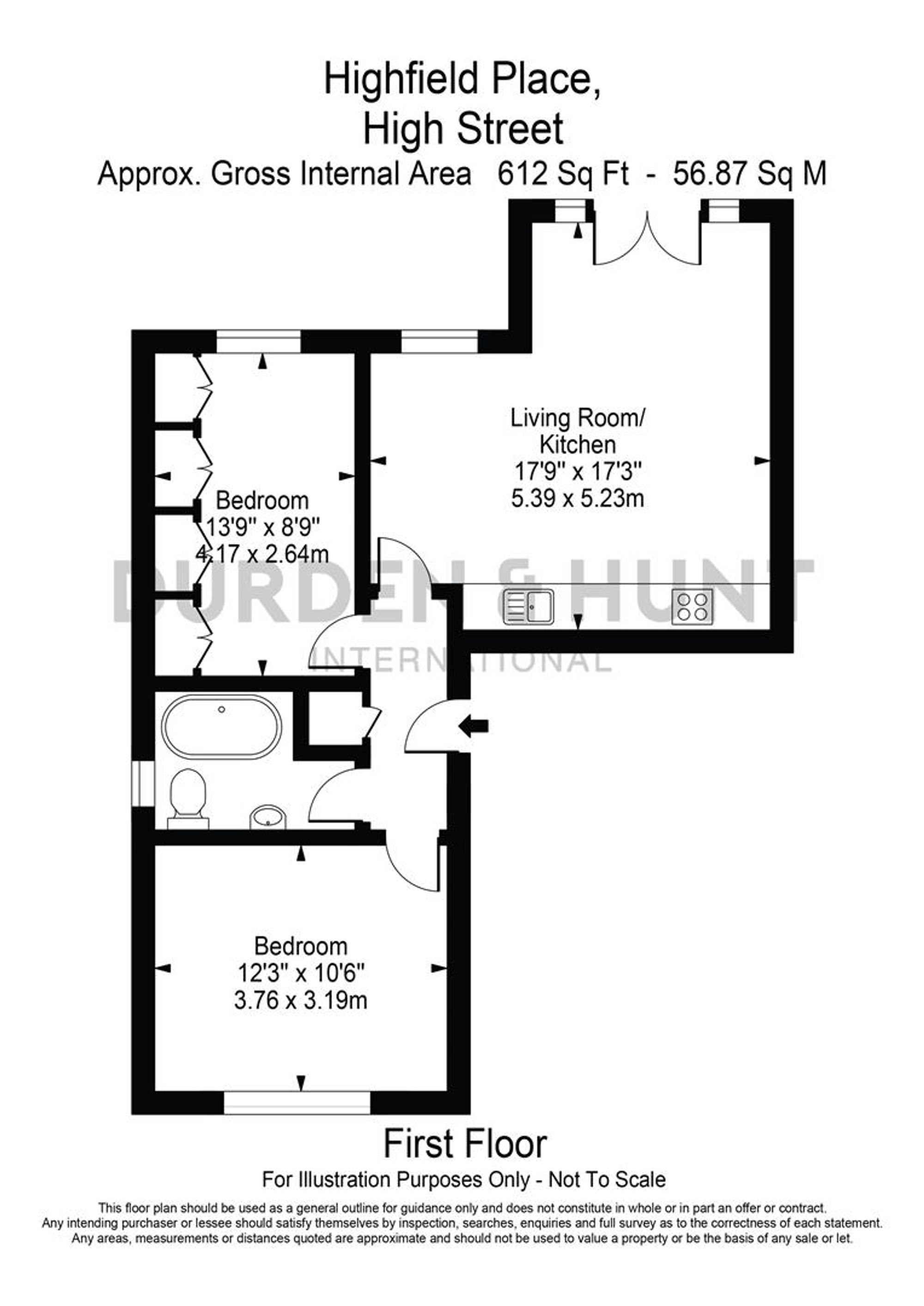 3 Highfield Place High Street, Ongar floorplan
