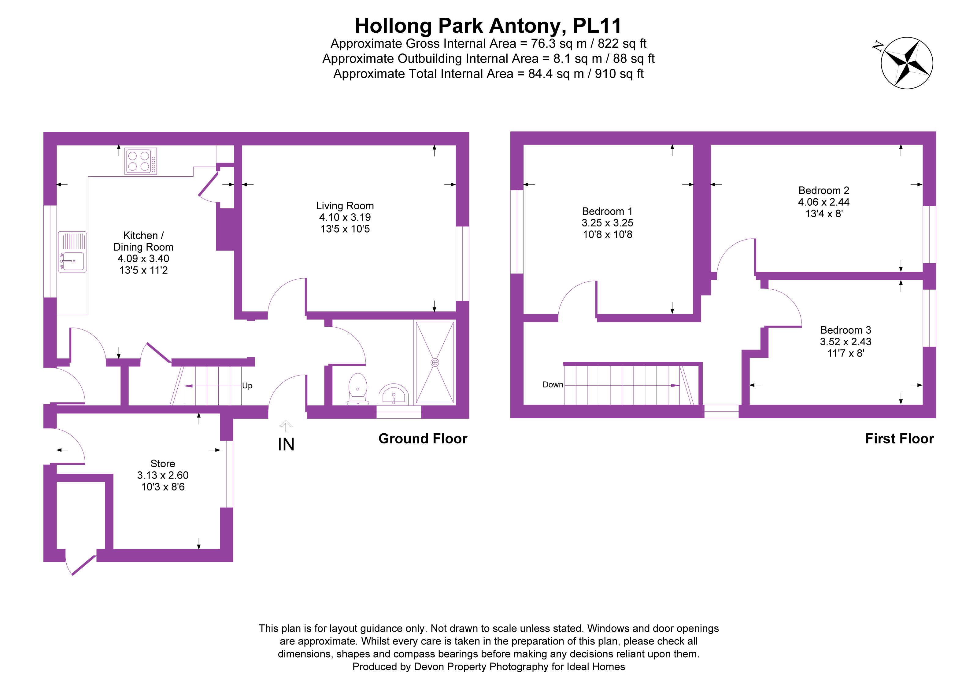 8, Hollong Park, Torpoint floorplan