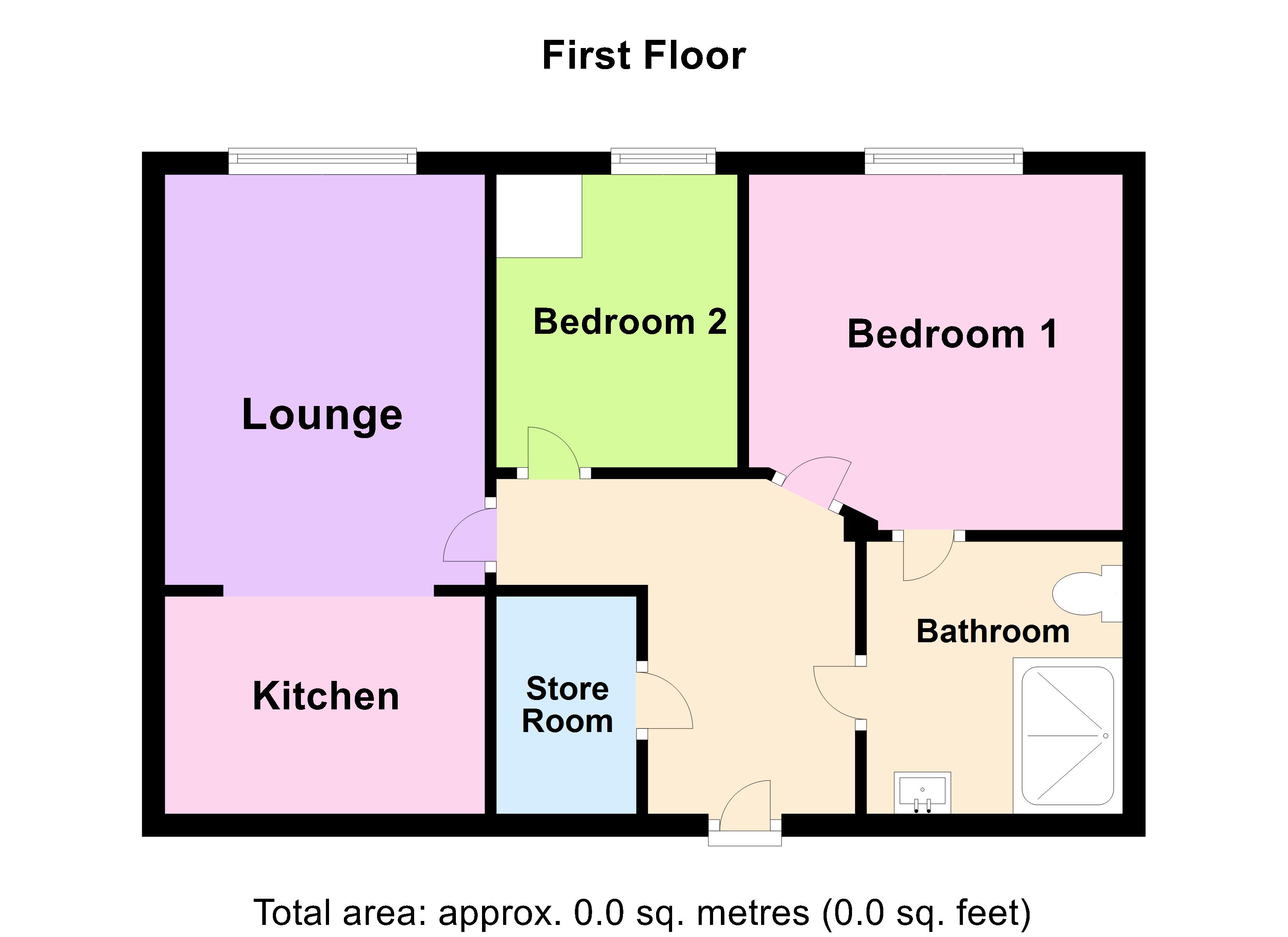 51 Casson Court, Church Street, Doncaster floorplan