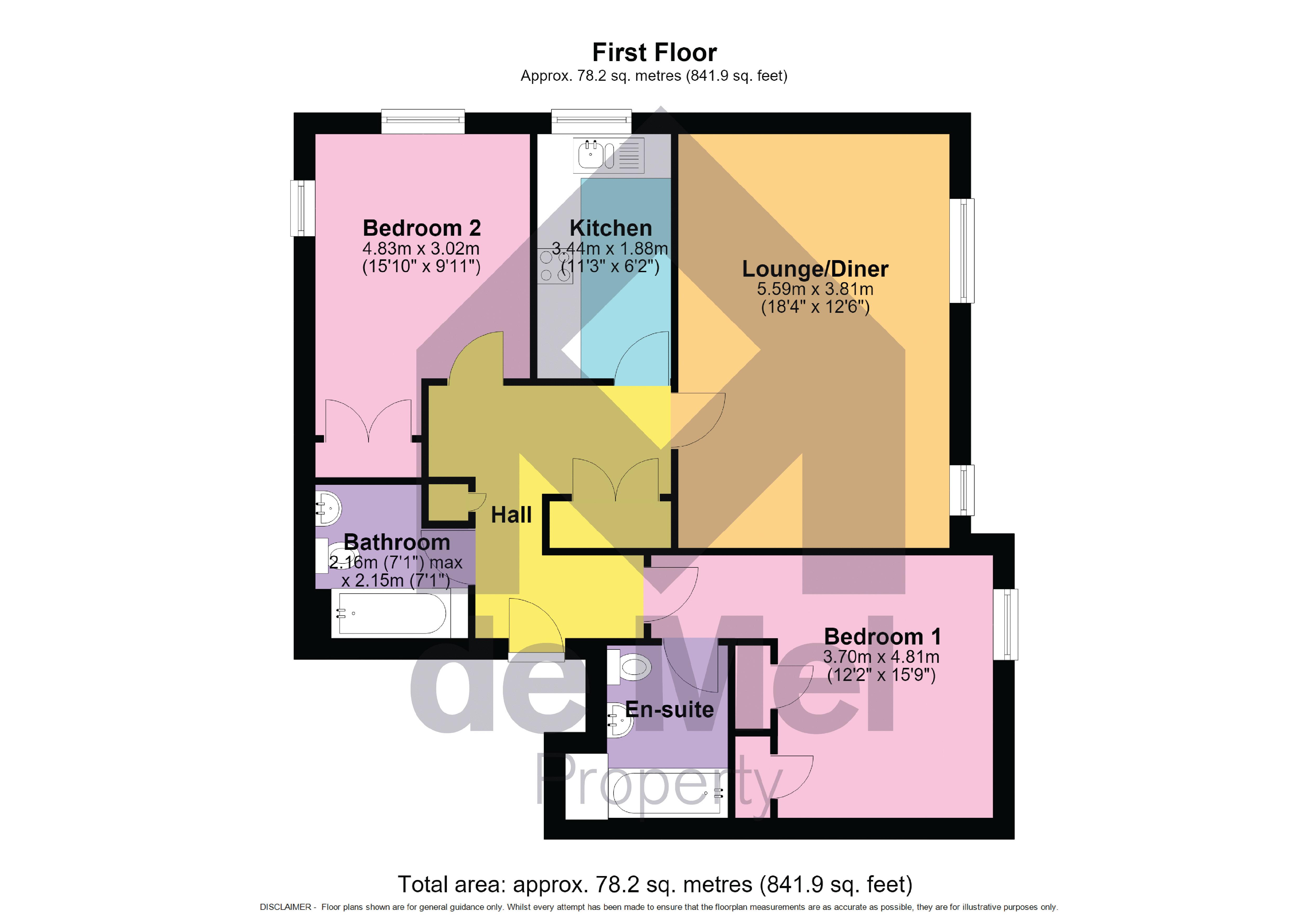 8 Eltham Lawns, Queens Road, Cheltenham floorplan