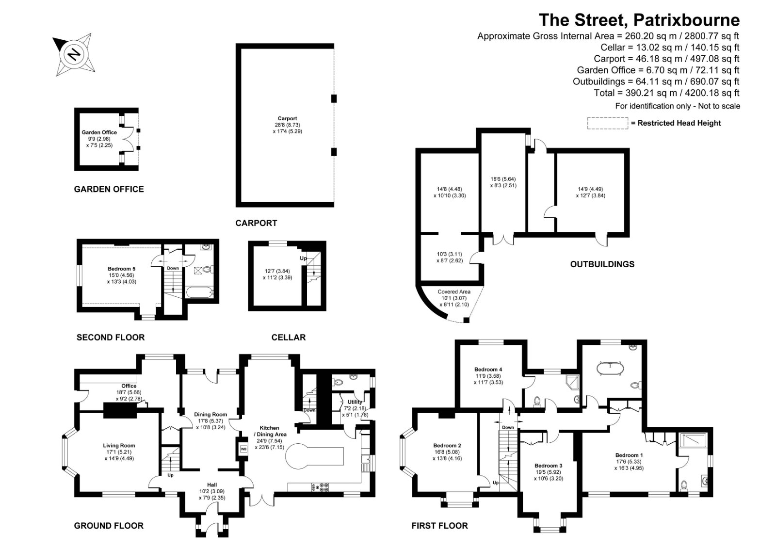Bifrons,, The Street, Canterbury floorplan
