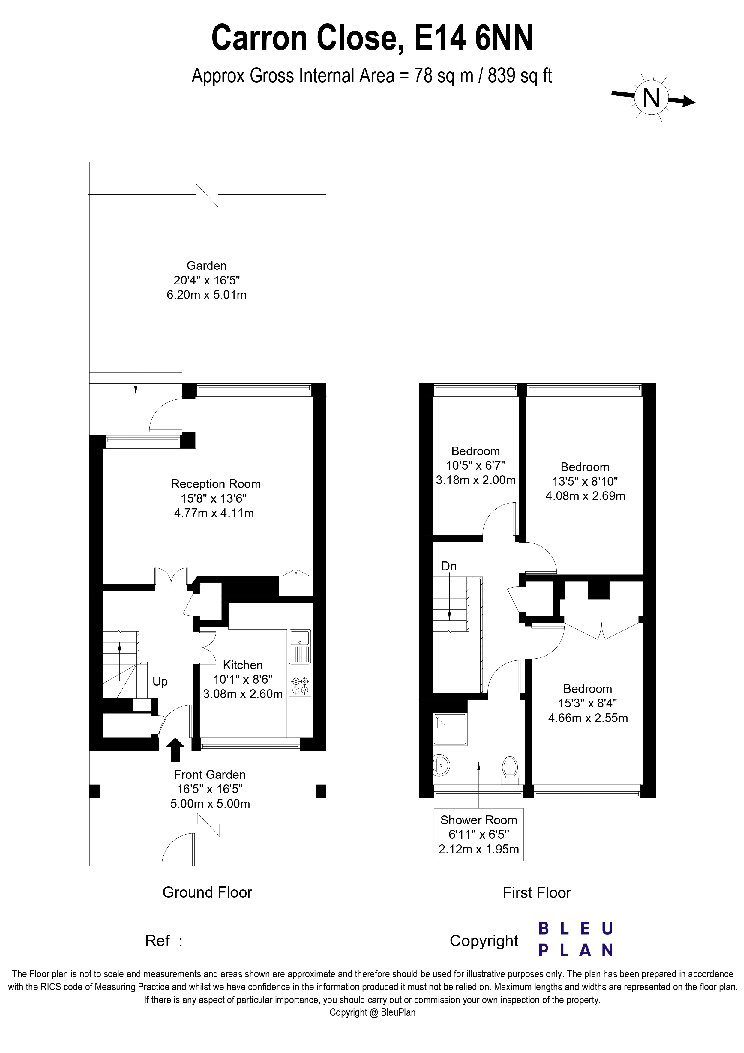 Carron Close, London floorplan