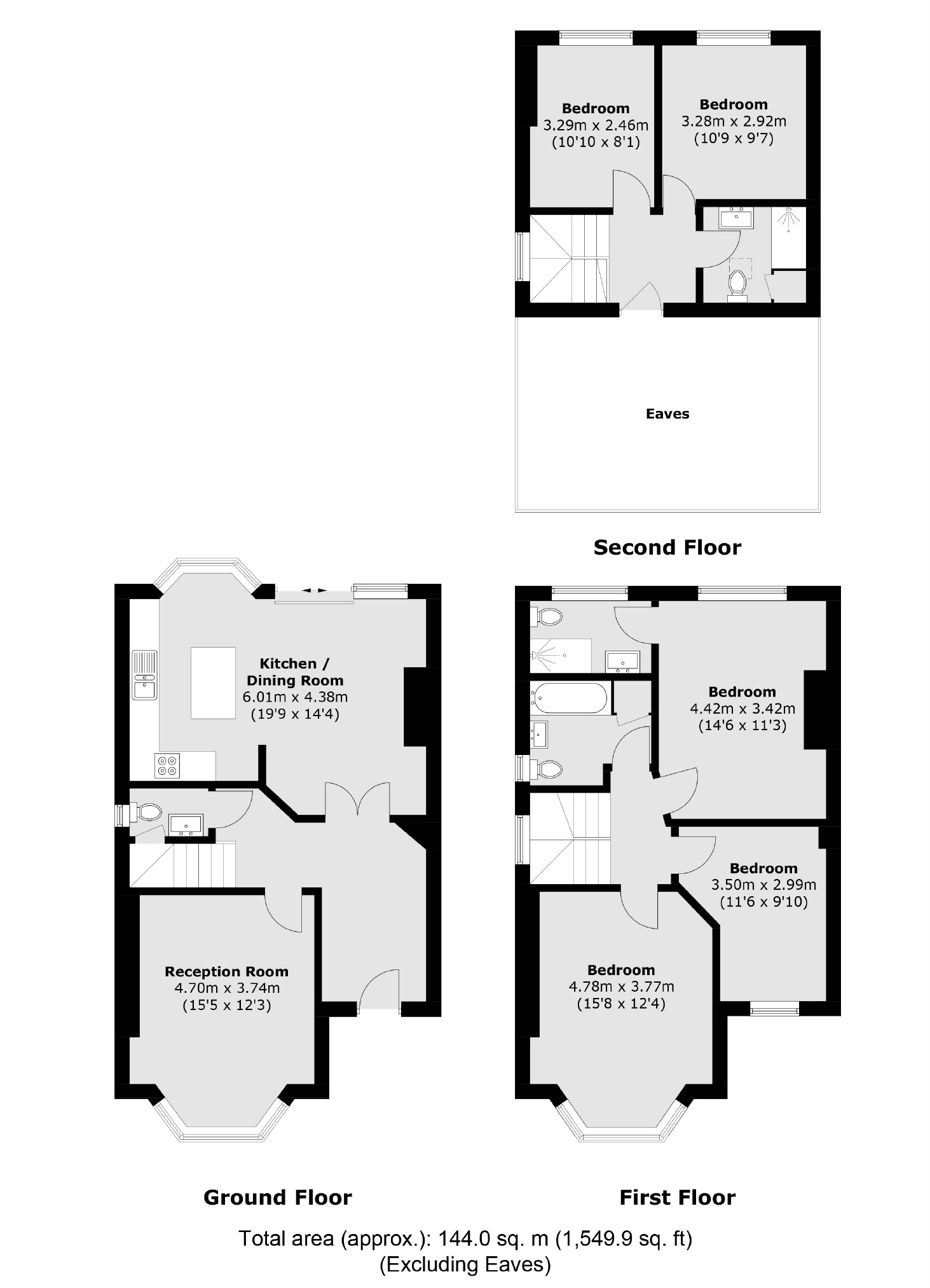 20, Dovedale Road, London floorplan