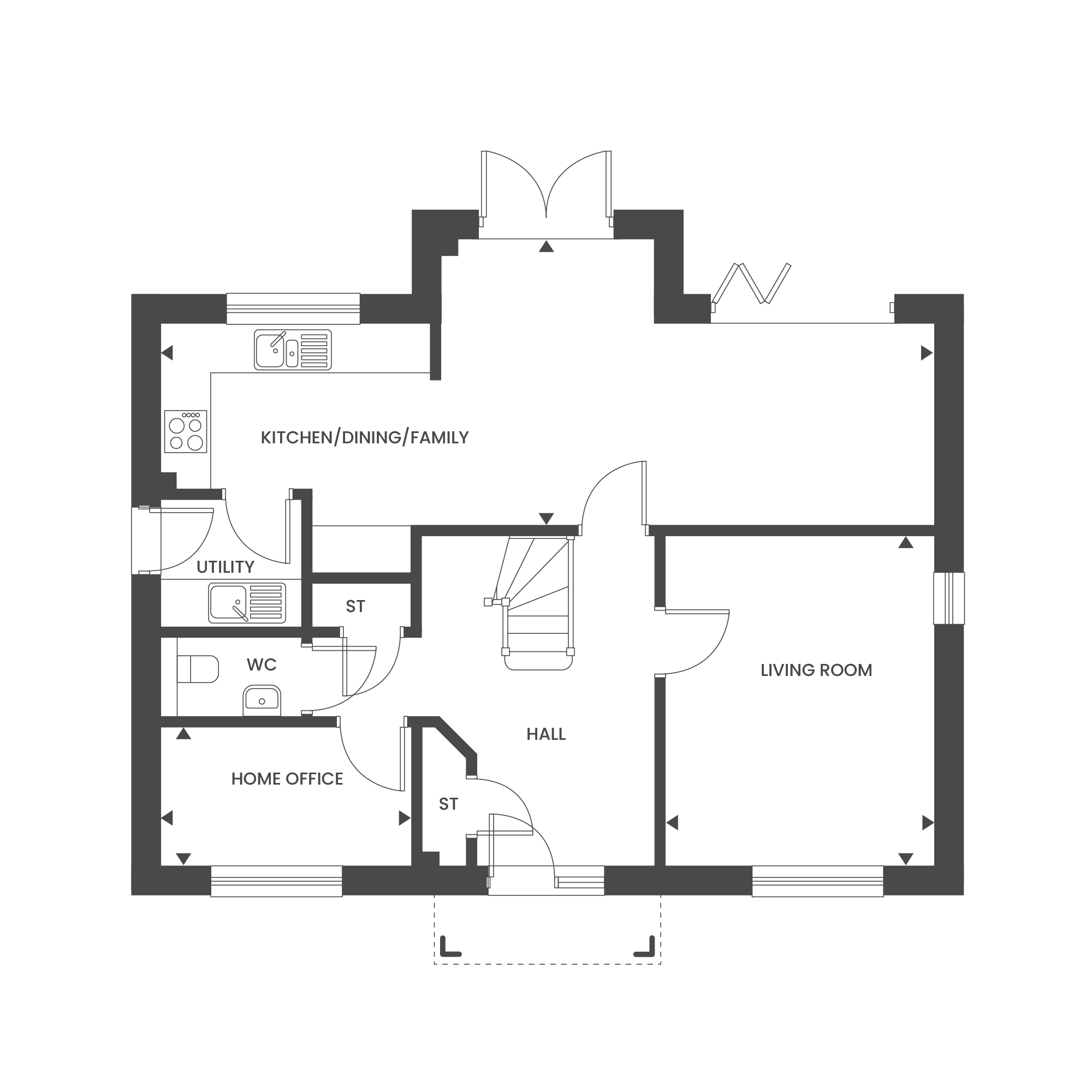 Ashbourne House,, 2 Blackthorn, Crowle floorplan
