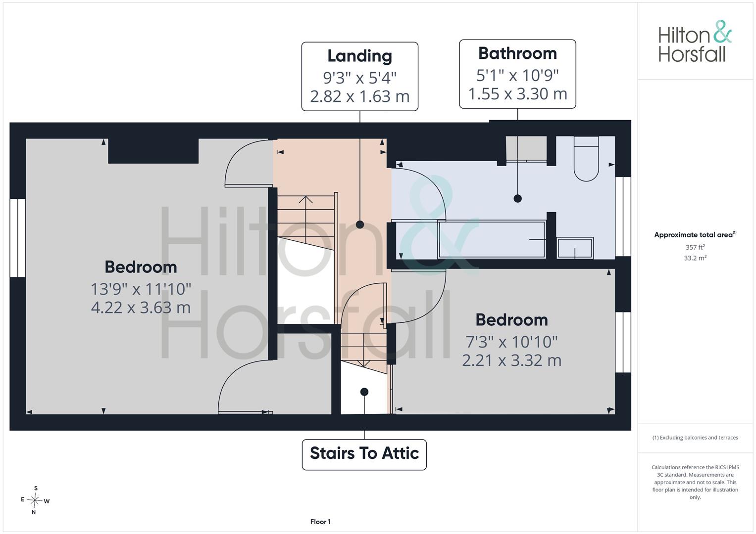 63, Parker Street, Colne floorplan