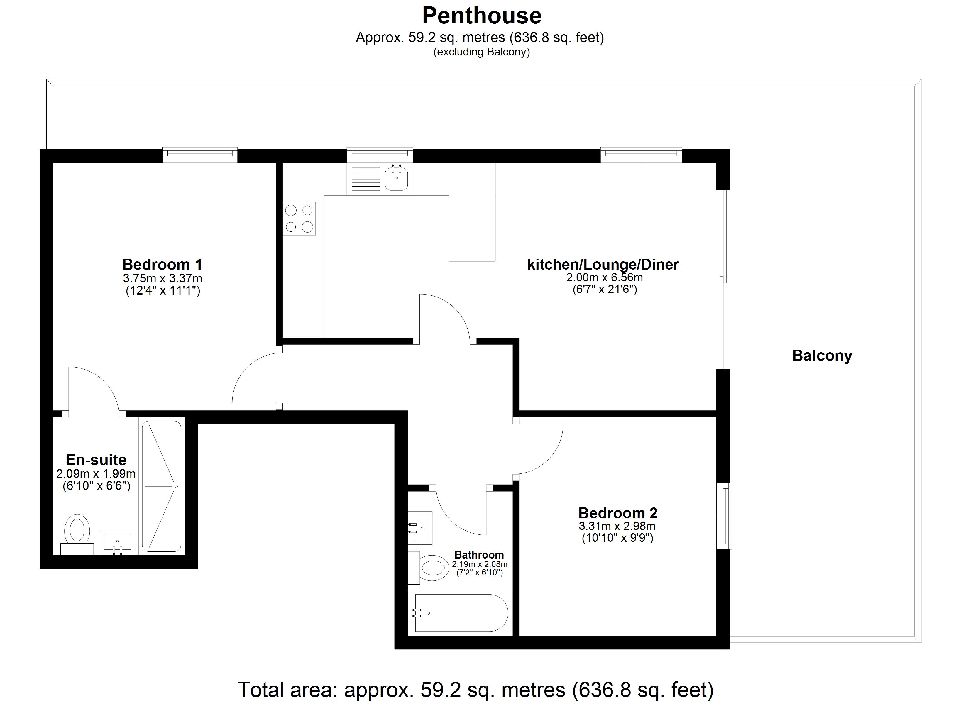 10, East Sidings, Station Road, Tonbridge floorplan