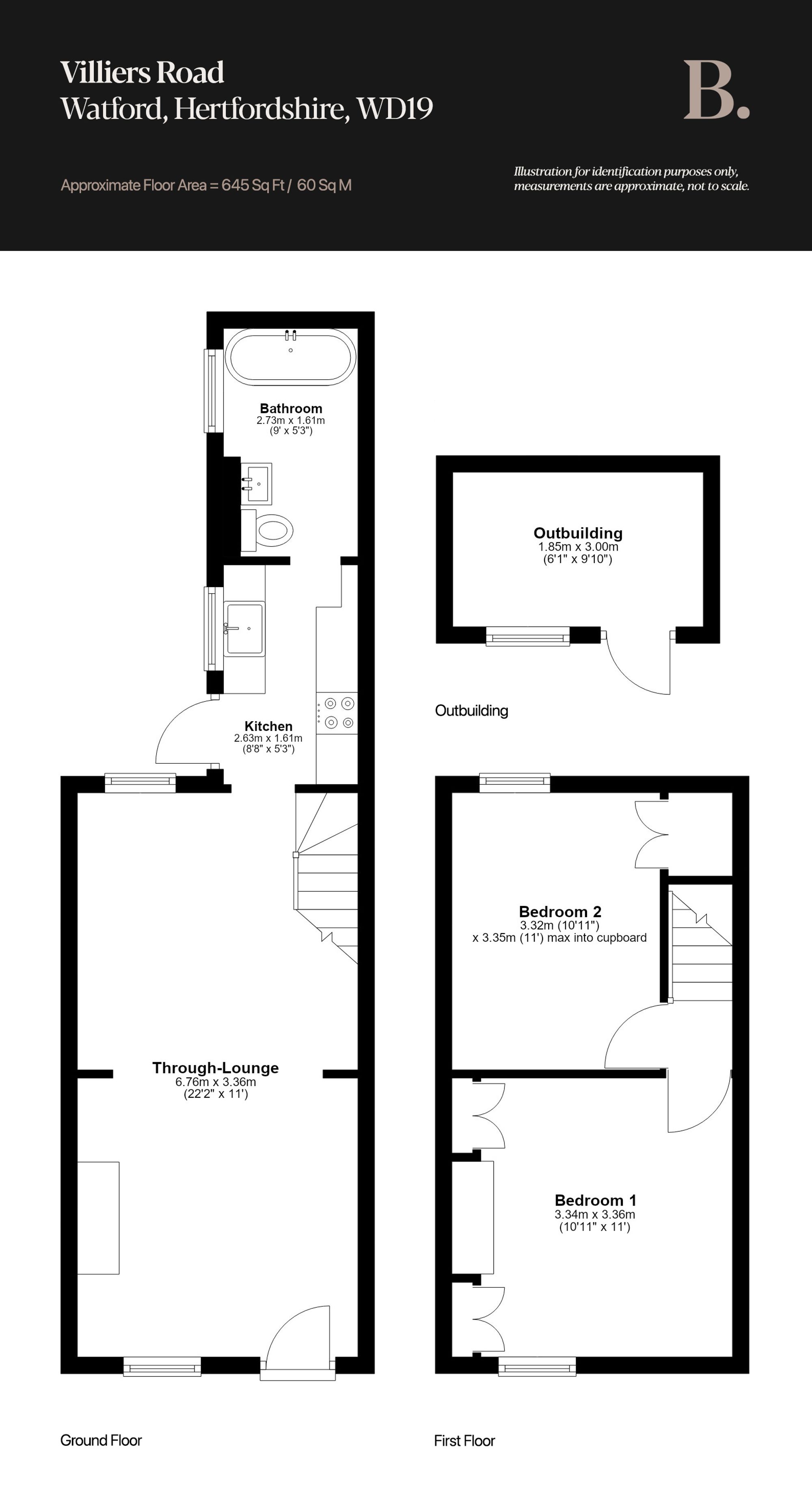 126 Villiers Road, Watford floorplan