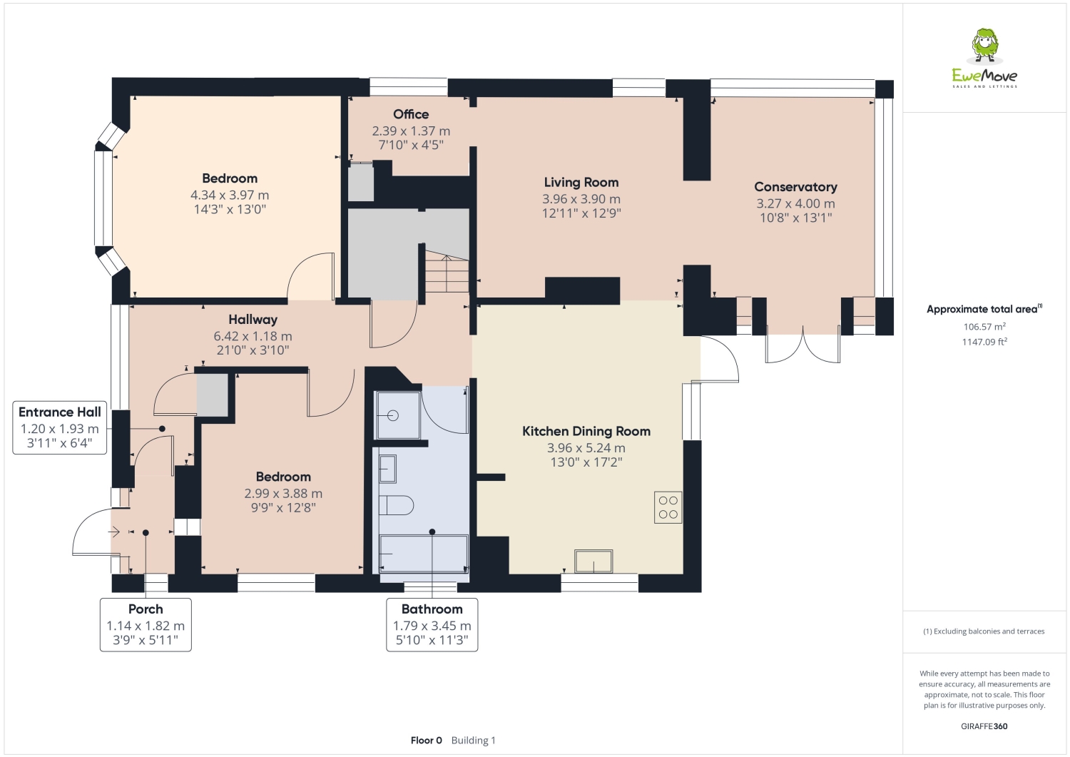 126, Broom Hill Road, Rochester floorplan