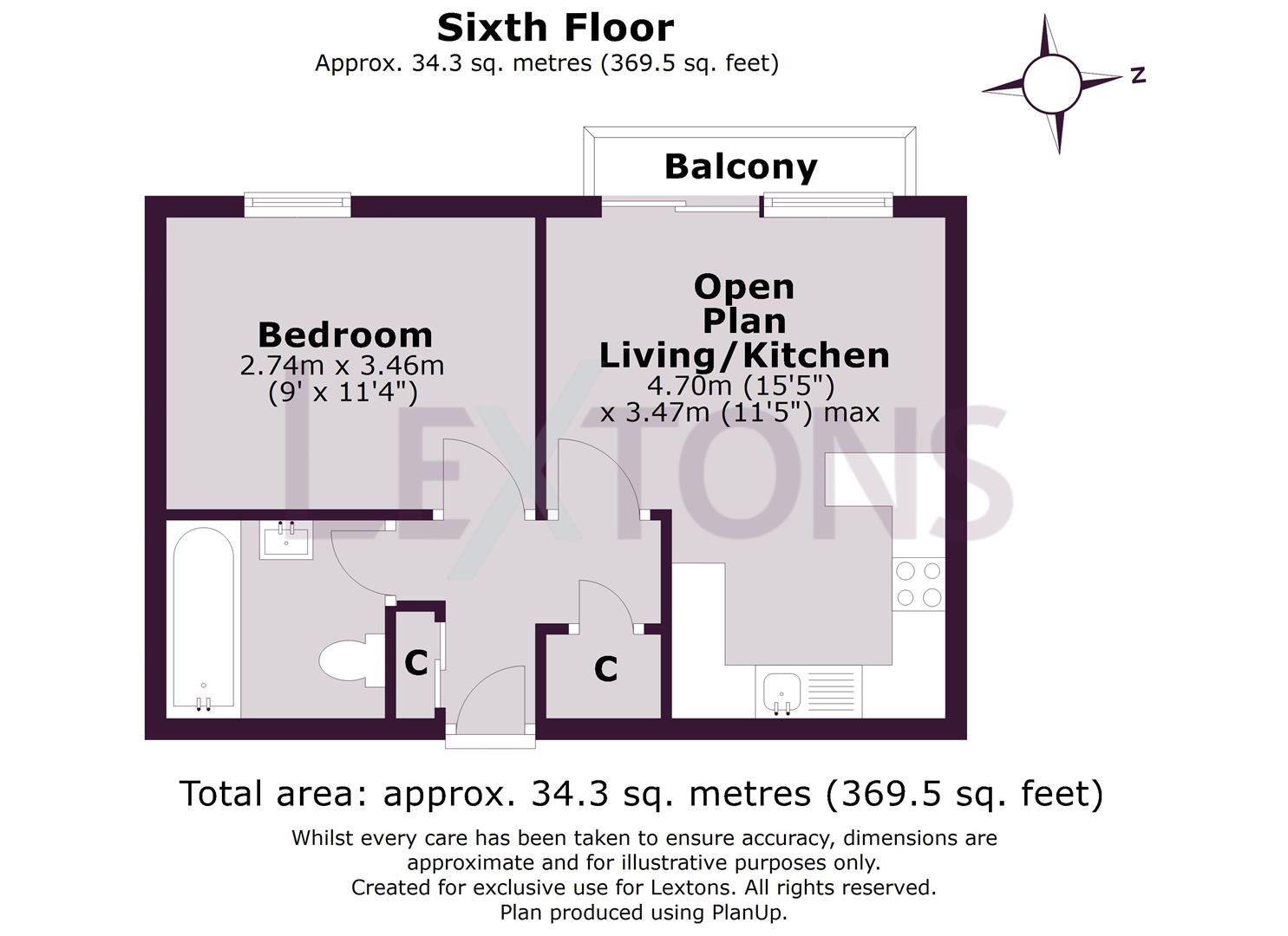 Flat 29 Osprey House, Sillwood Place, Brighton floorplan