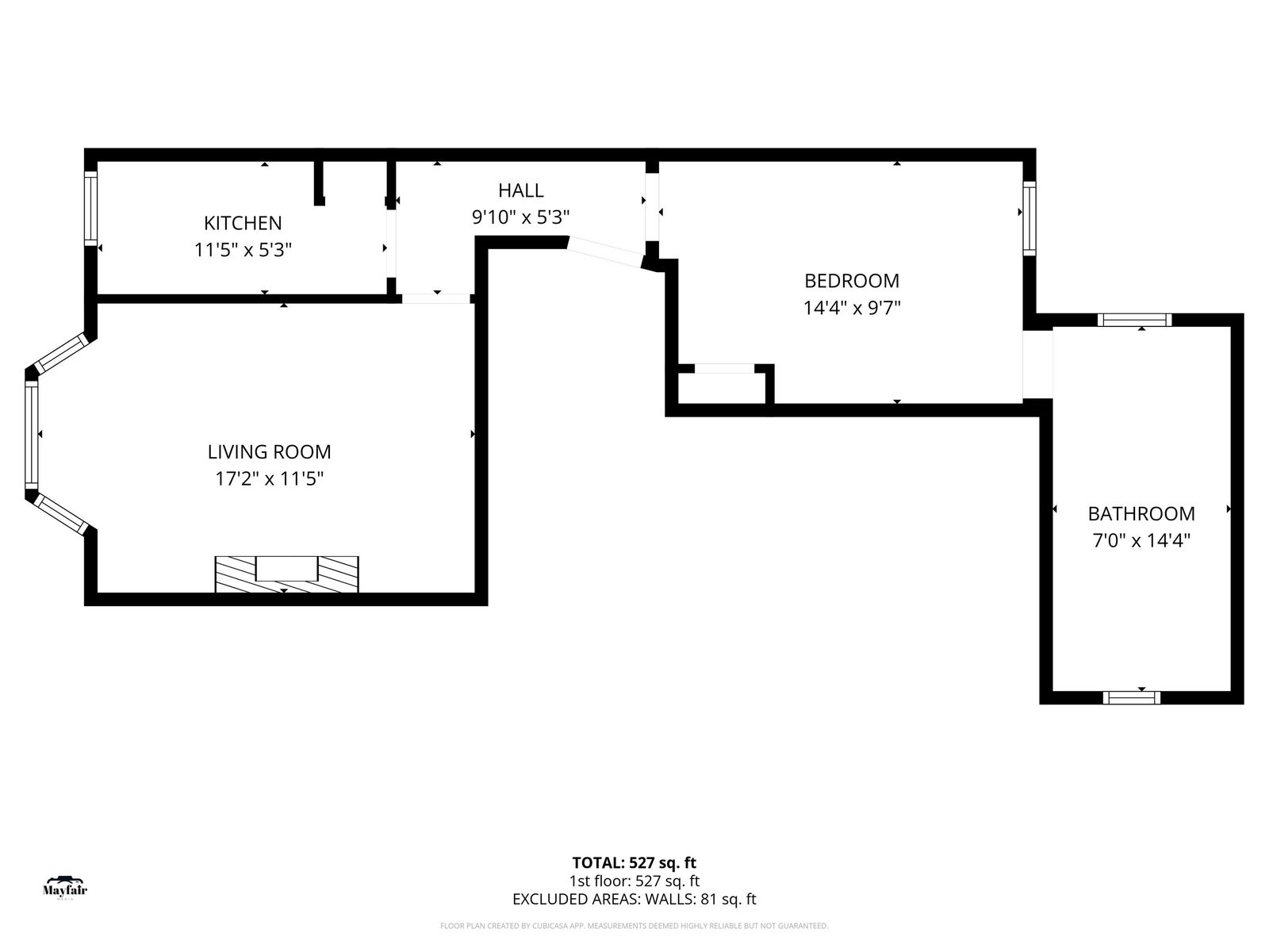 42, Hastings Road, Tunbridge Wells floorplan