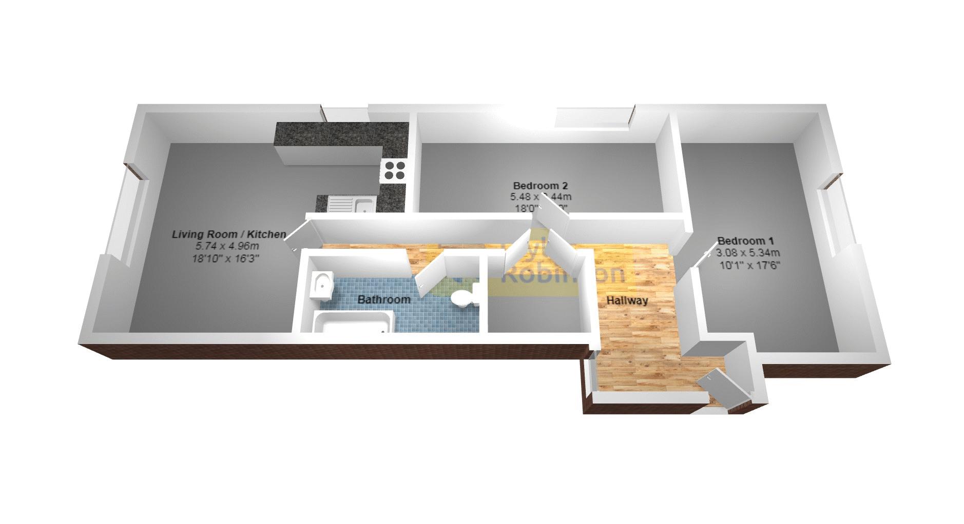 2 Bedrooms Flat for sale in Waterside Close, Bewbush, Crawley RH11