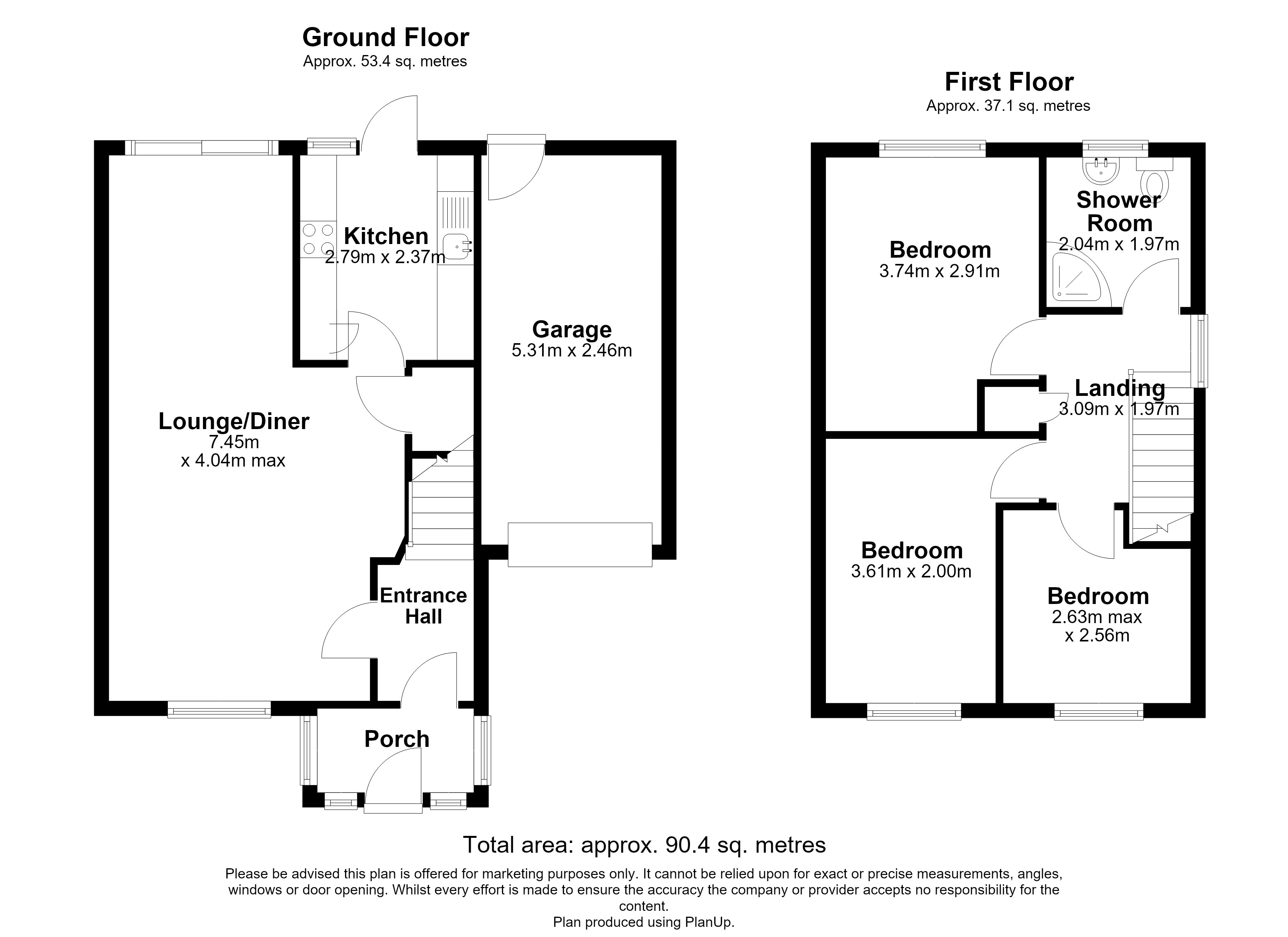19, Moor Park Close, Gillingham floorplan