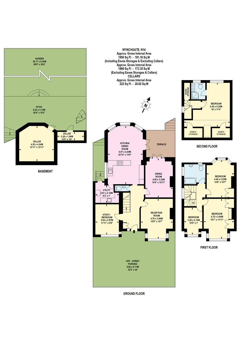 95, Wynchgate, London floorplan