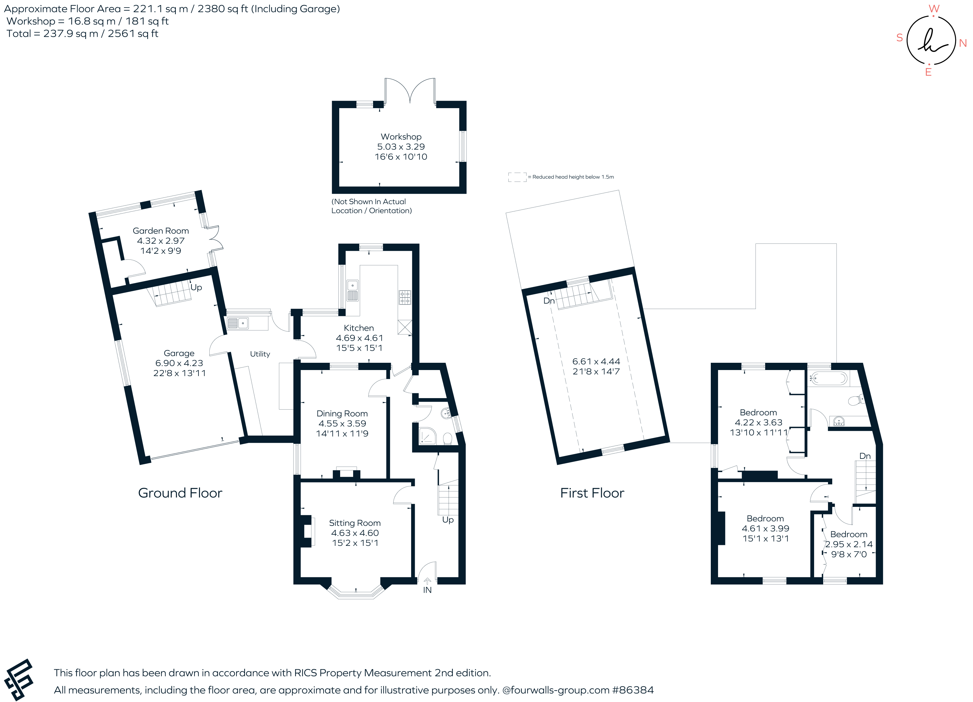 The Hollies, High Street, Saul floorplan