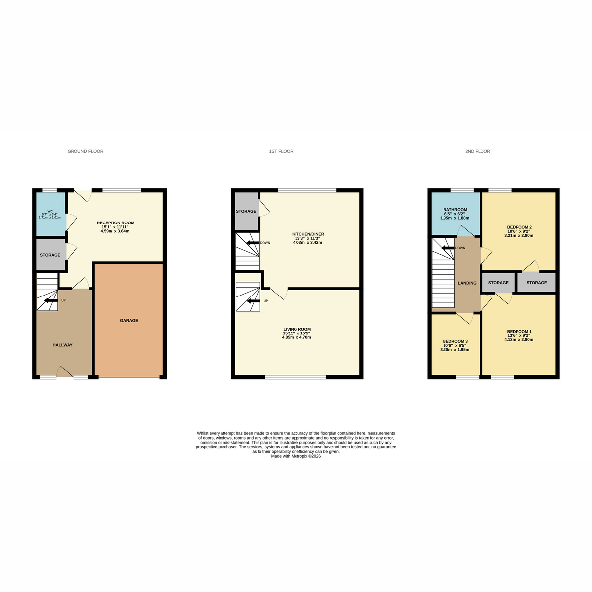 172, Egmanton Road, Meden Vale floorplan