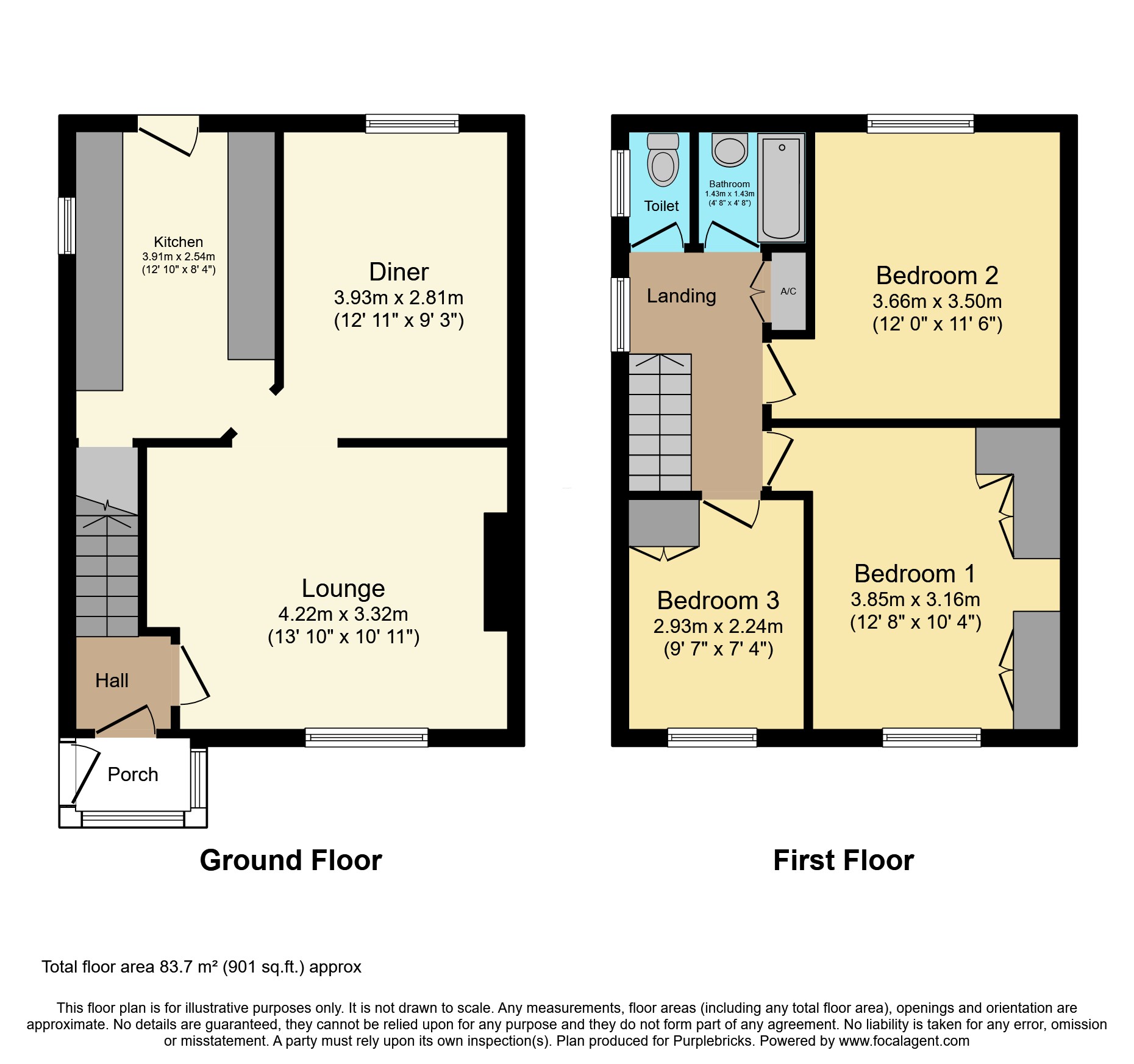 18, Greno View, Barnsley floorplan