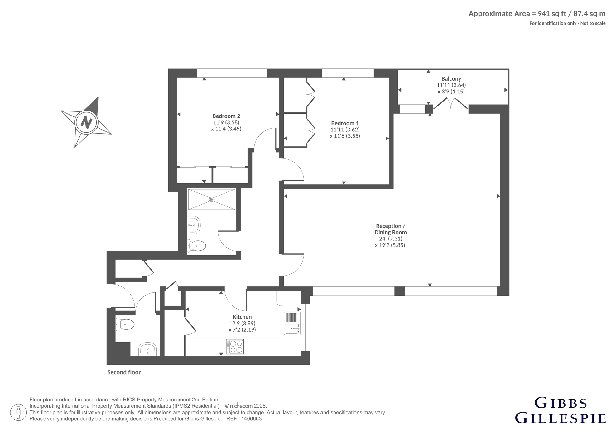 12 The Grange,, The Knoll, Ealing floorplan