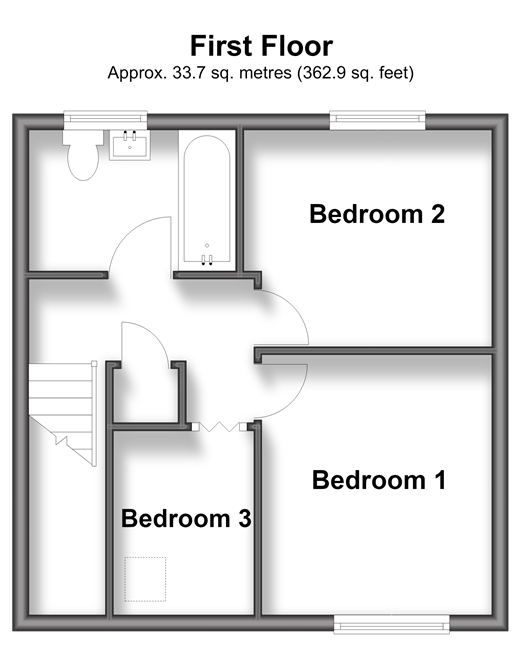 Osborne Crescent, Chichester floorplan