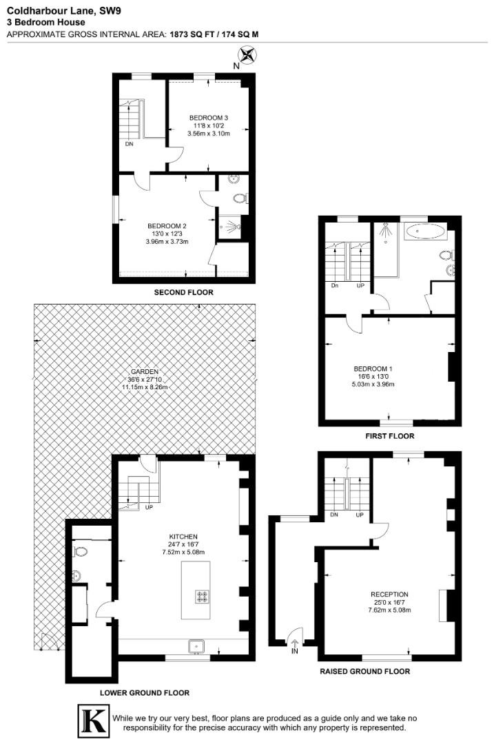 261, Coldharbour Lane, London floorplan