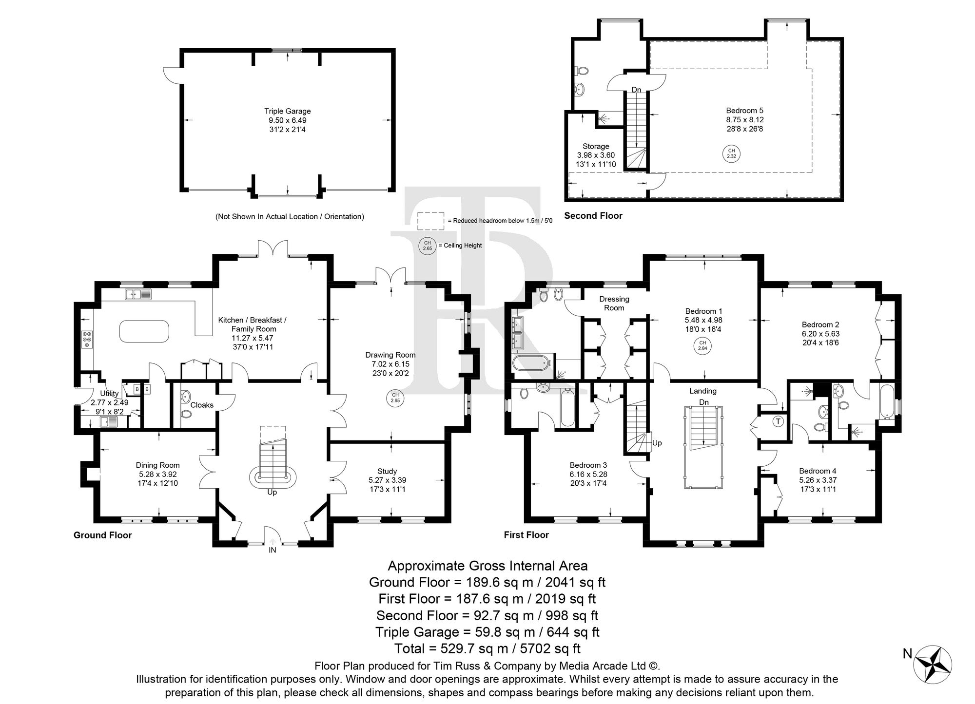 Burleigh House, 23 Furzefield Road, Beaconsfield floorplan