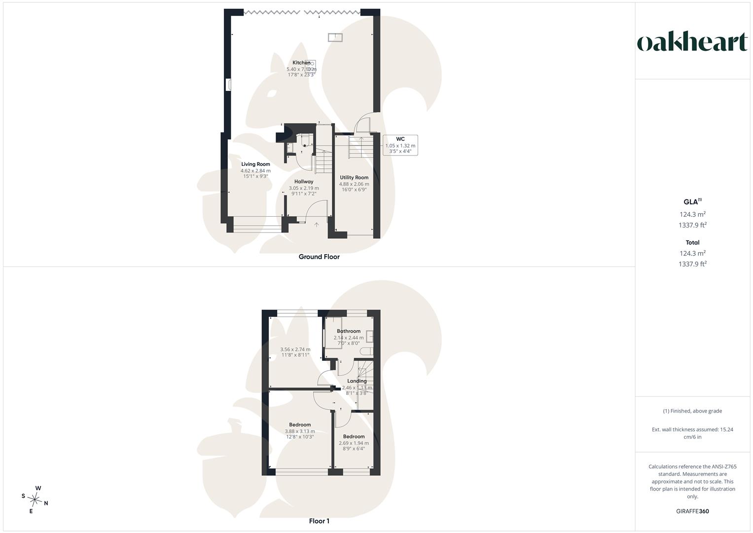 3, David Avenue, Wickford floorplan