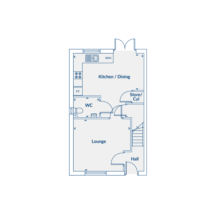 Plot 5, Fisherman's Wharf, Grimsby floorplan