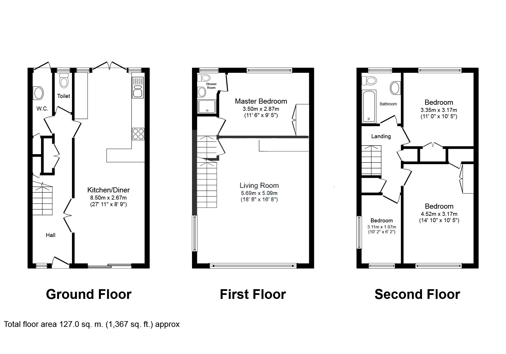 4 Bedrooms End terrace house for sale in Bedster Gardens, West Molesey KT8