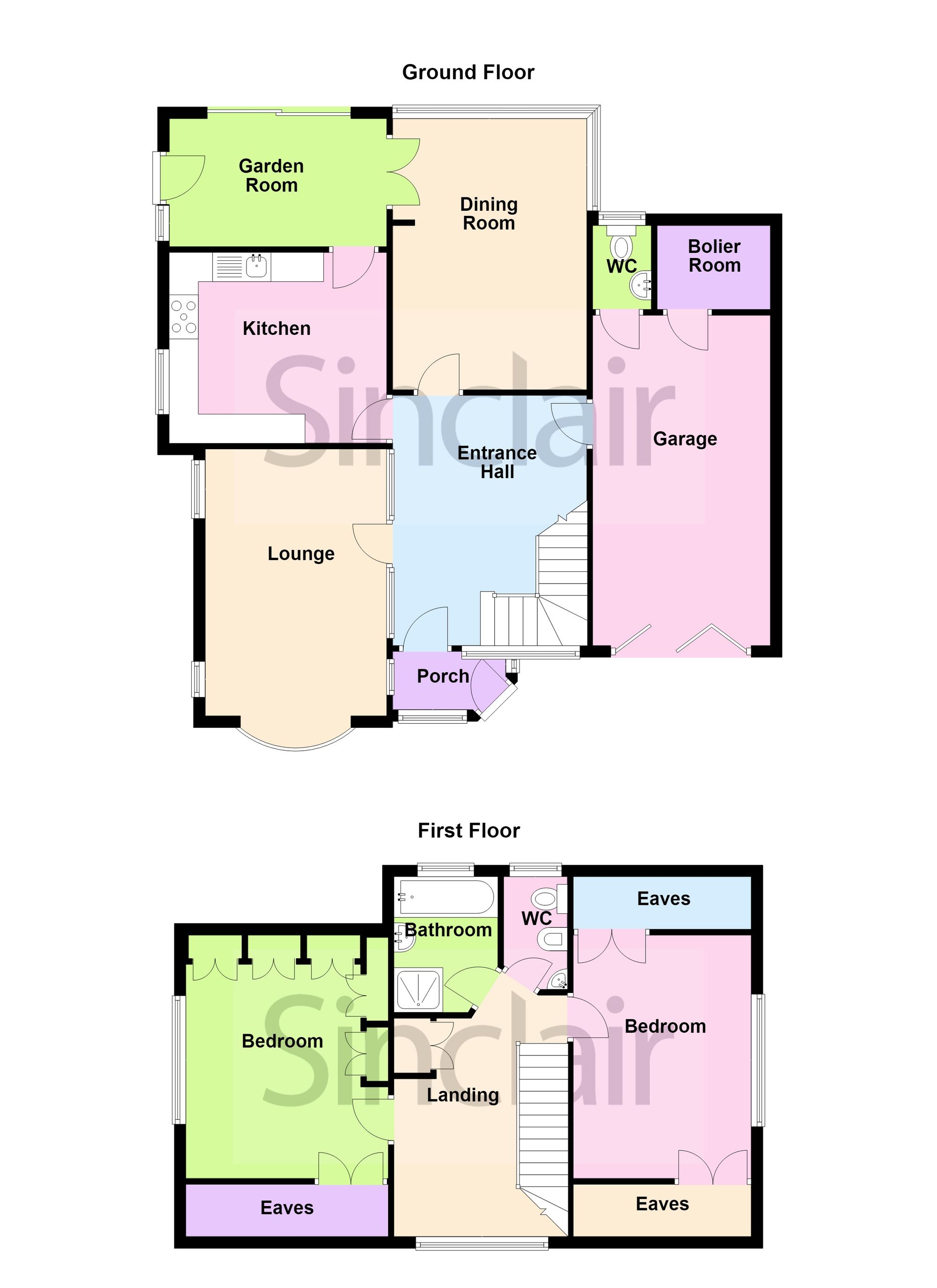 70 Talbot Lane, Coalville floorplan