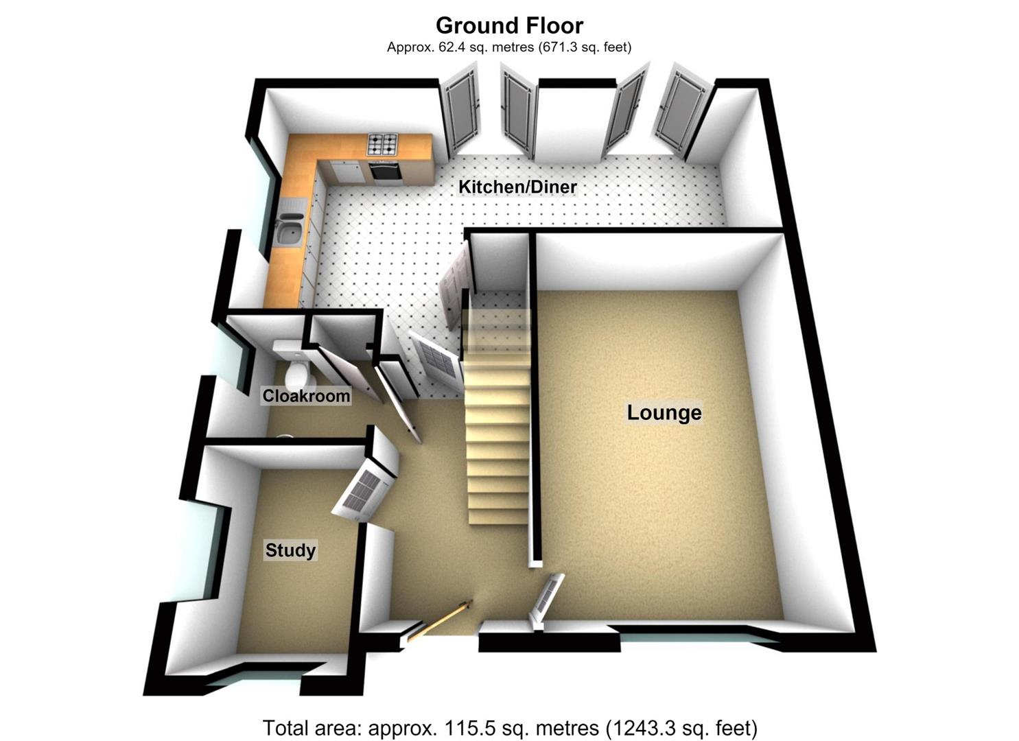 24, Messham Close, Broughton floorplan
