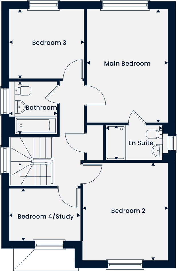 045, Redhill Way, Telford floorplan
