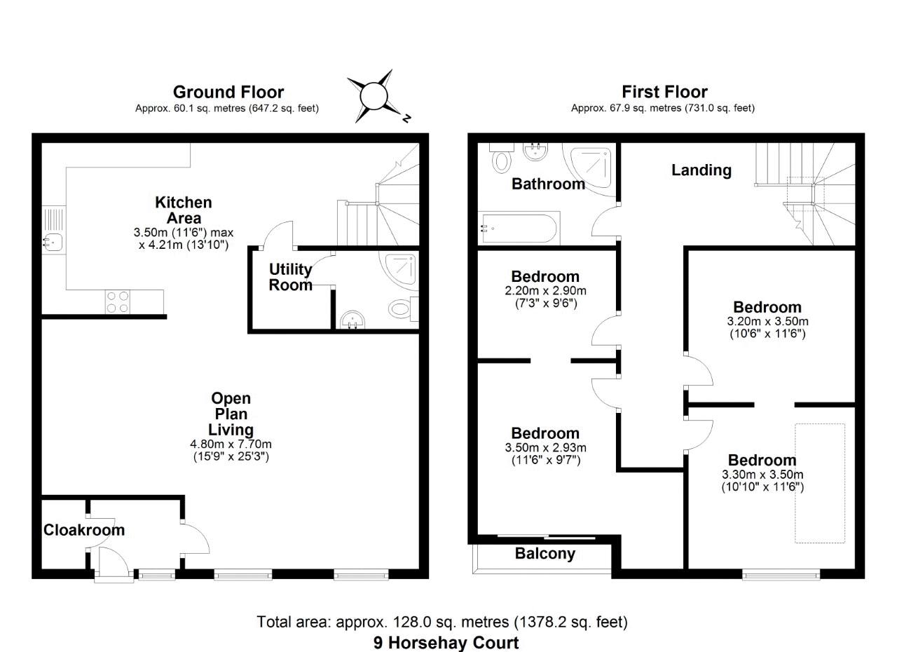 9, Horsehay Court, Telford floorplan
