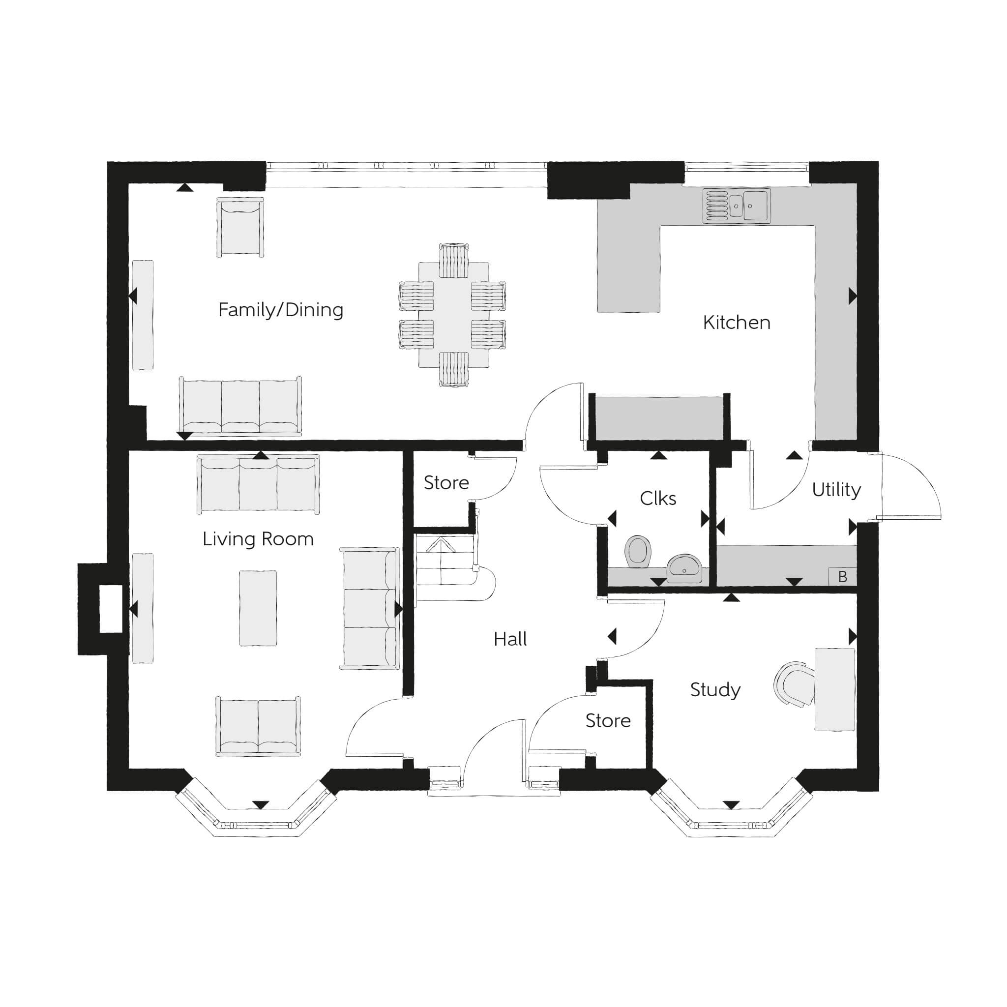 59, Clavering Walk, Cooden, Bexhill floorplan