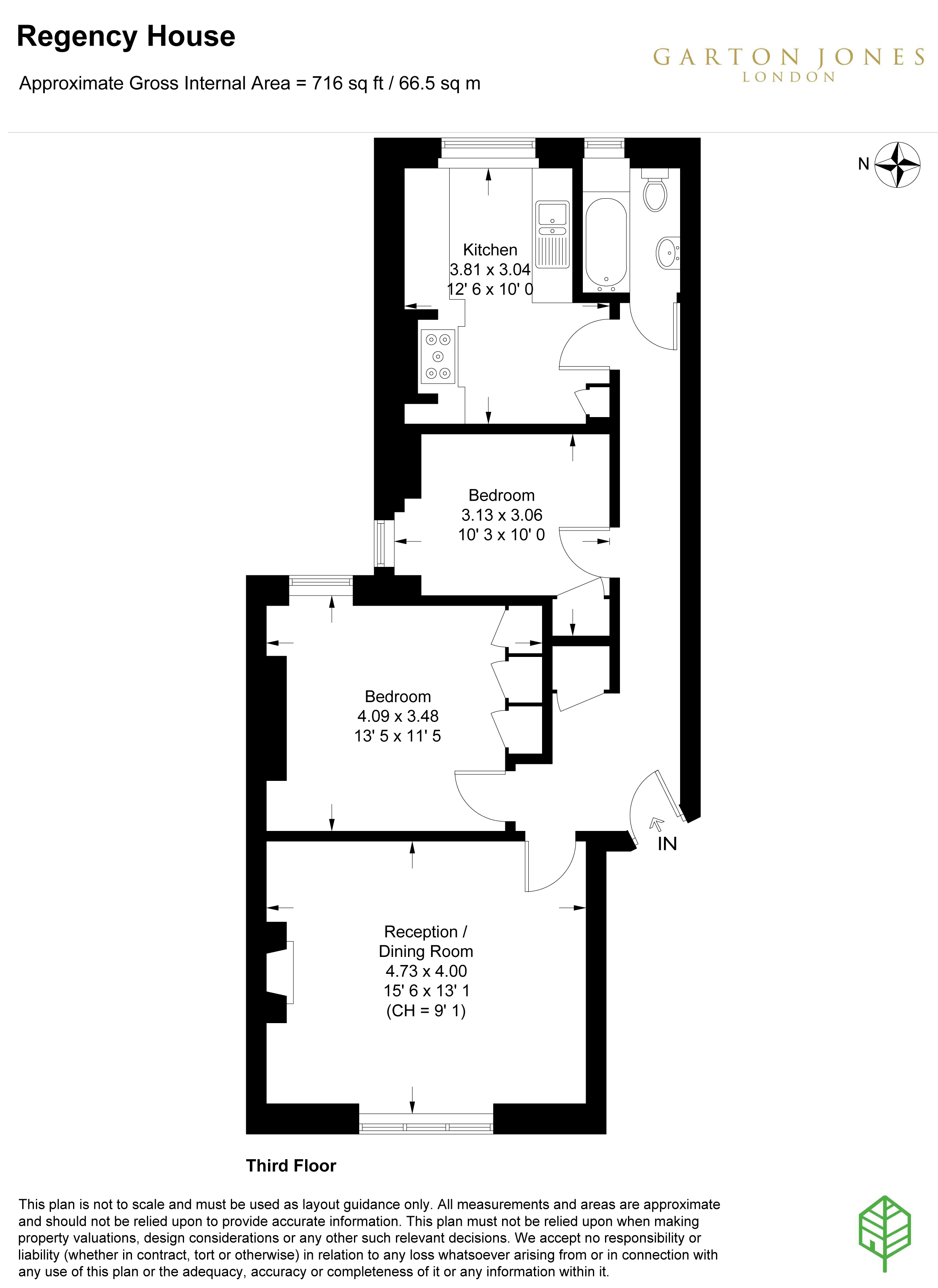 7, Regency House, Westminster floorplan