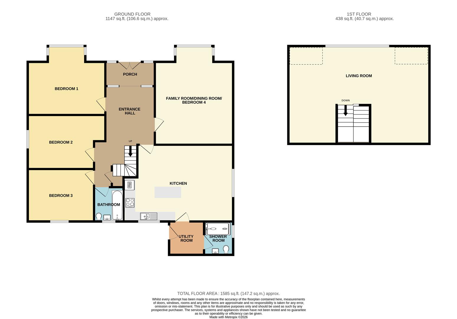 14, Higher Bolenna, Perranporth floorplan