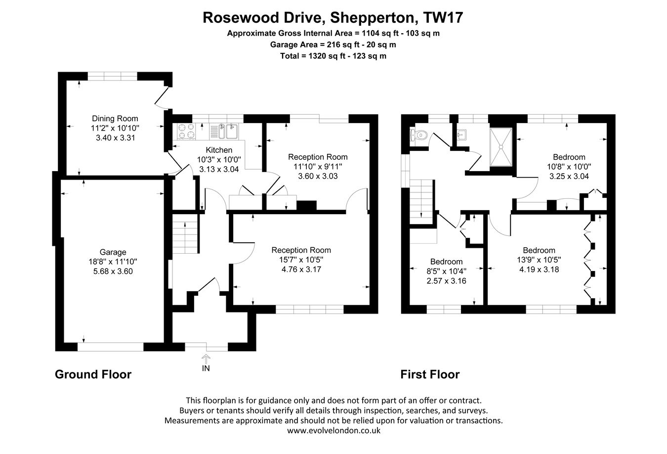 29, Rosewood Drive, Shepperton floorplan