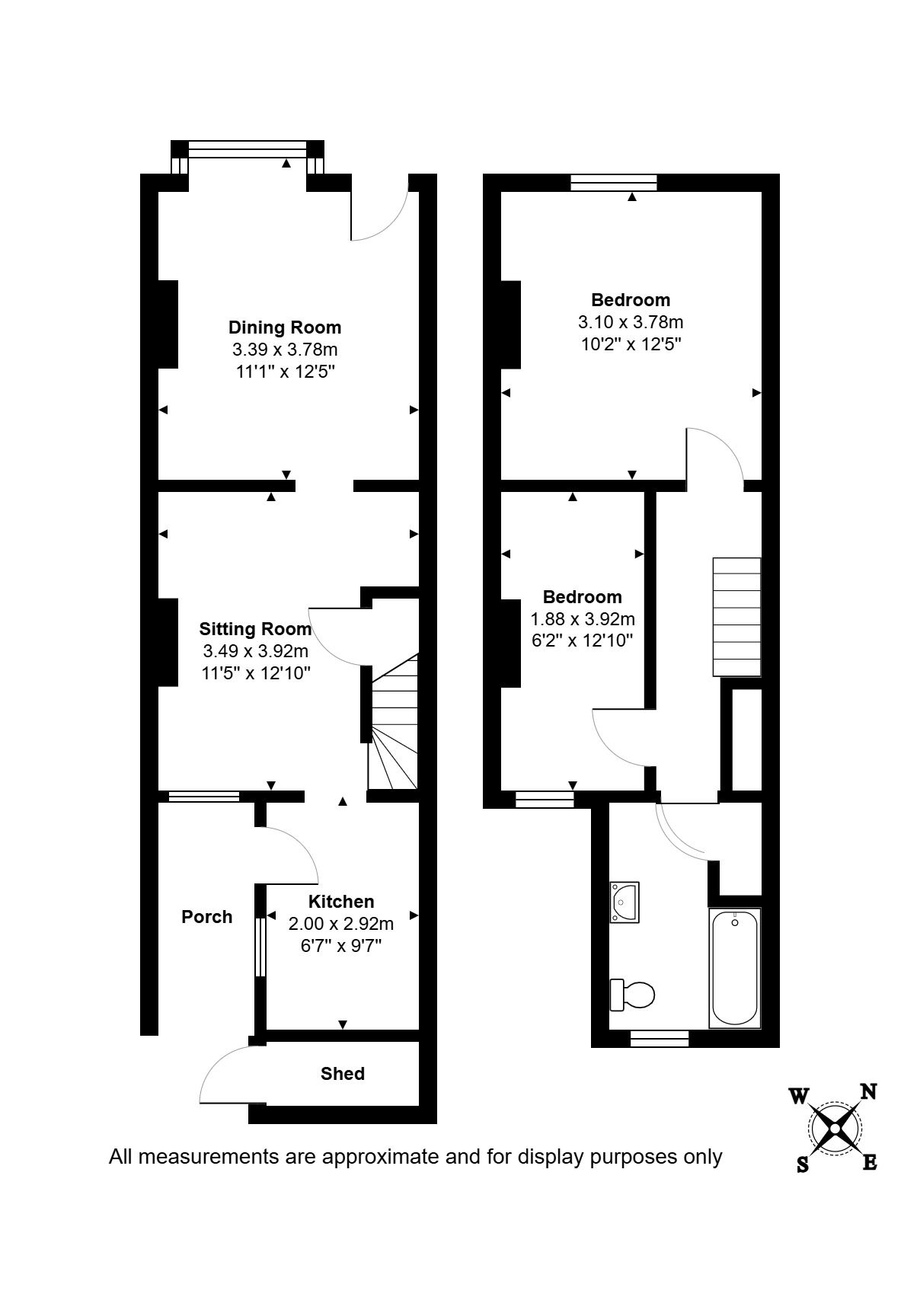 35, York Street, Oswestry floorplan