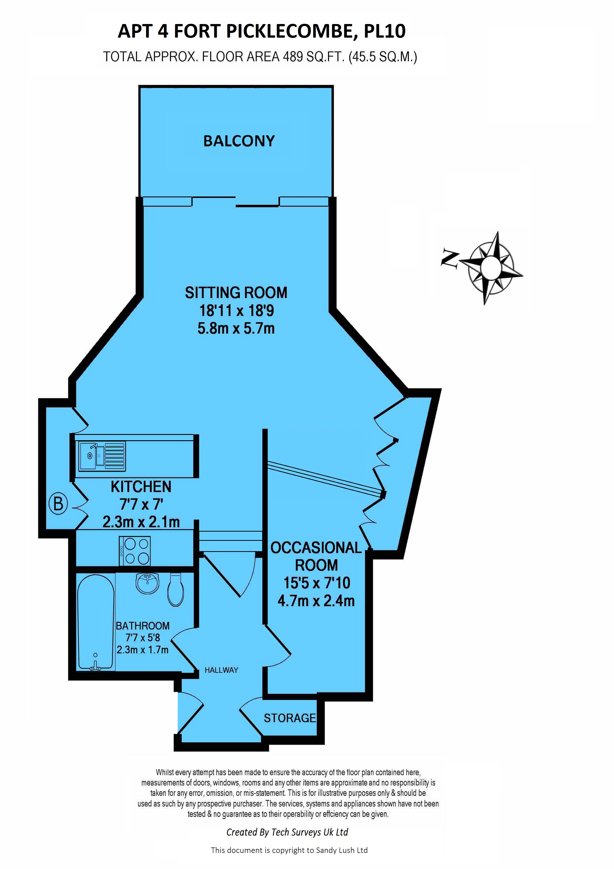 1 bed flat for sale in Fort Torpoint PL10 Zoopla