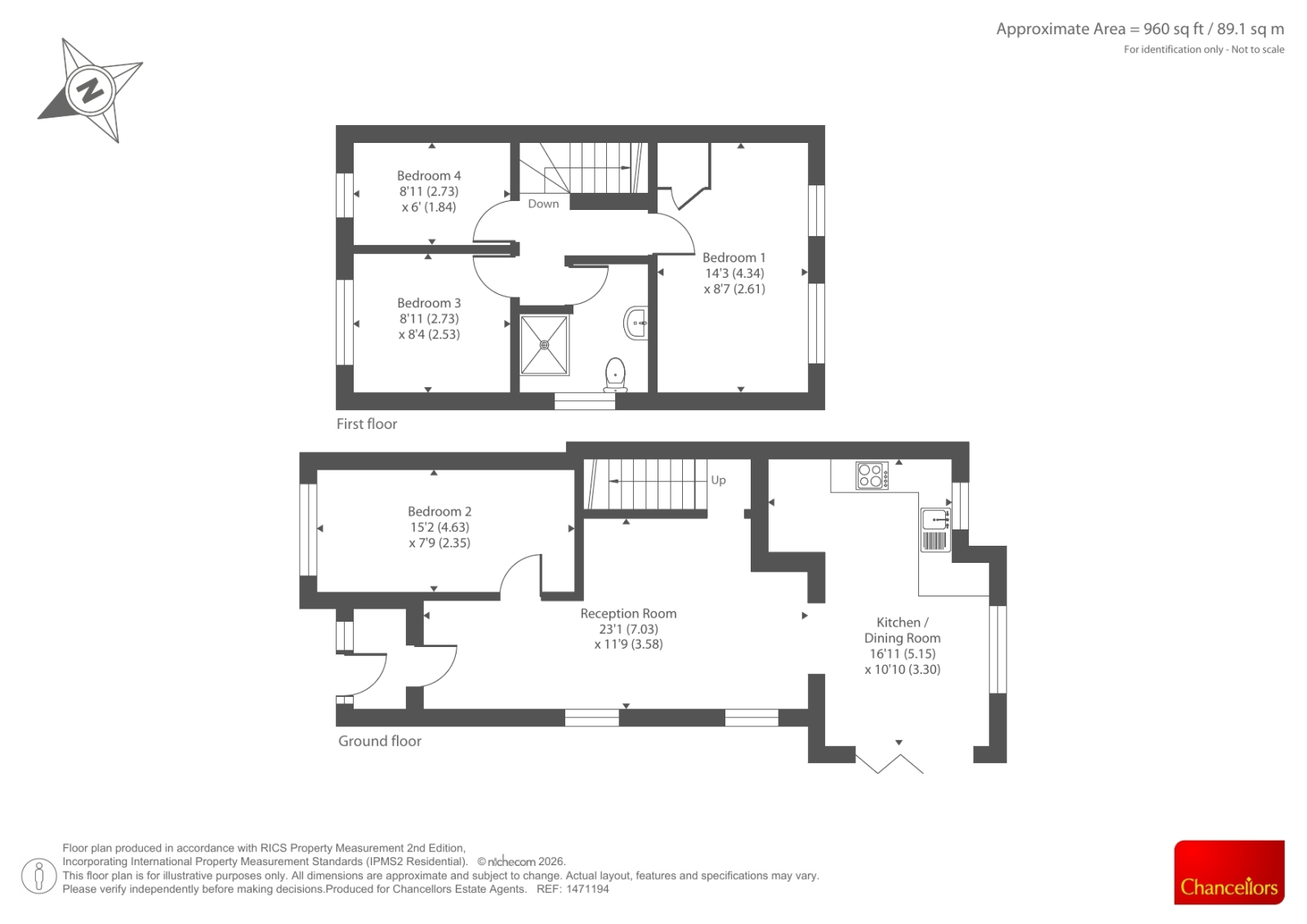 33, Portway Drive, High Wycombe floorplan