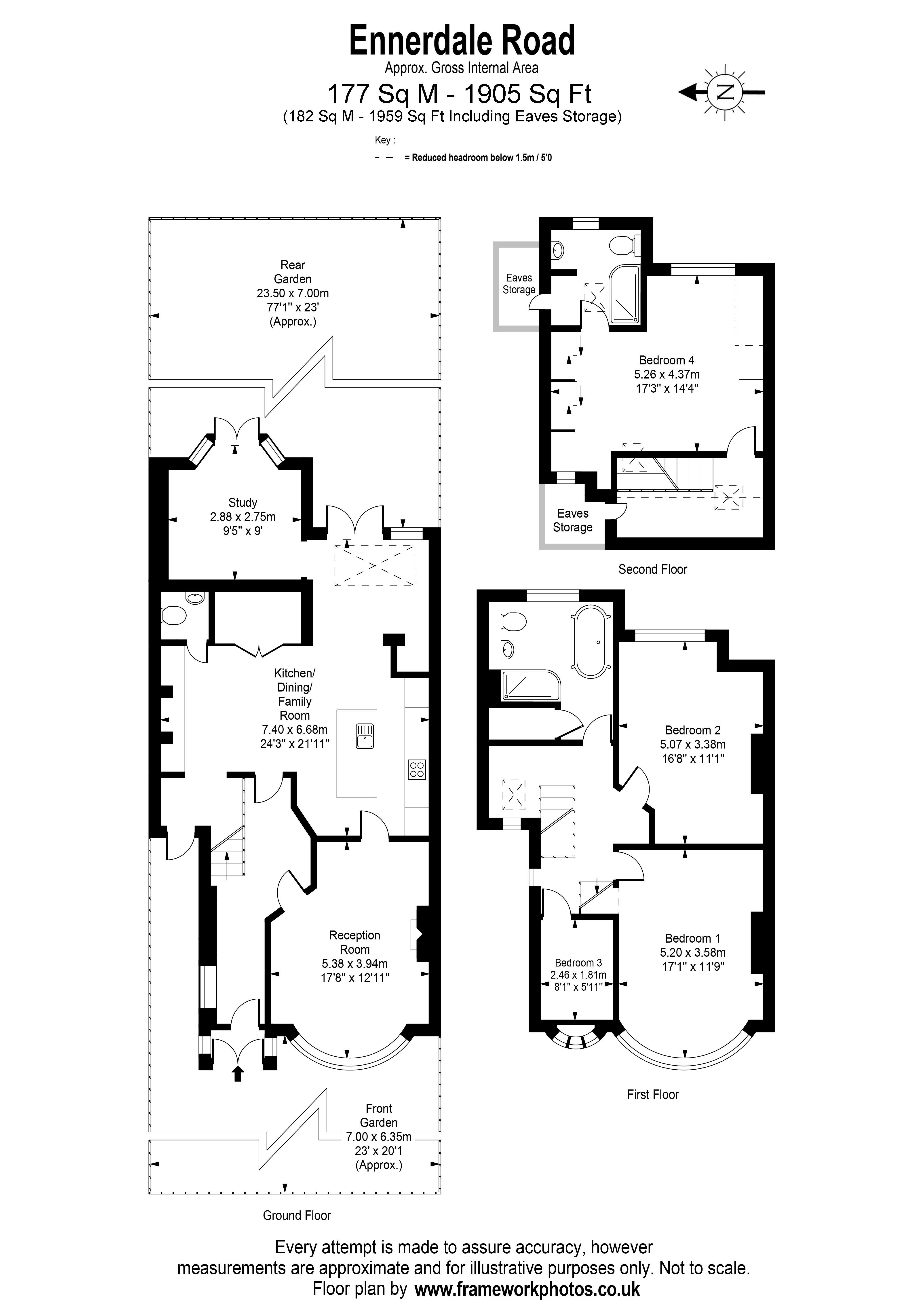 69, Ennerdale Road, Surrey floorplan