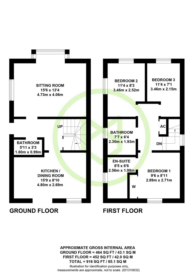 14, Conager Close, Southampton floorplan