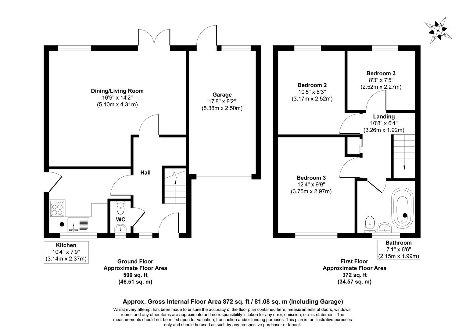 21, Windsor Close, Towcester floorplan