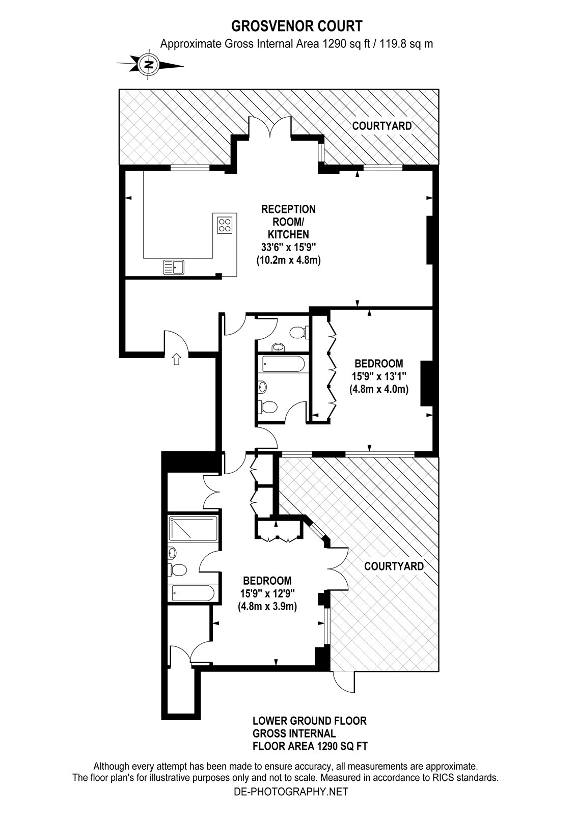 2 Bedrooms Flat to rent in Grosvenor Court, 99 Sloane Street, London SW1X