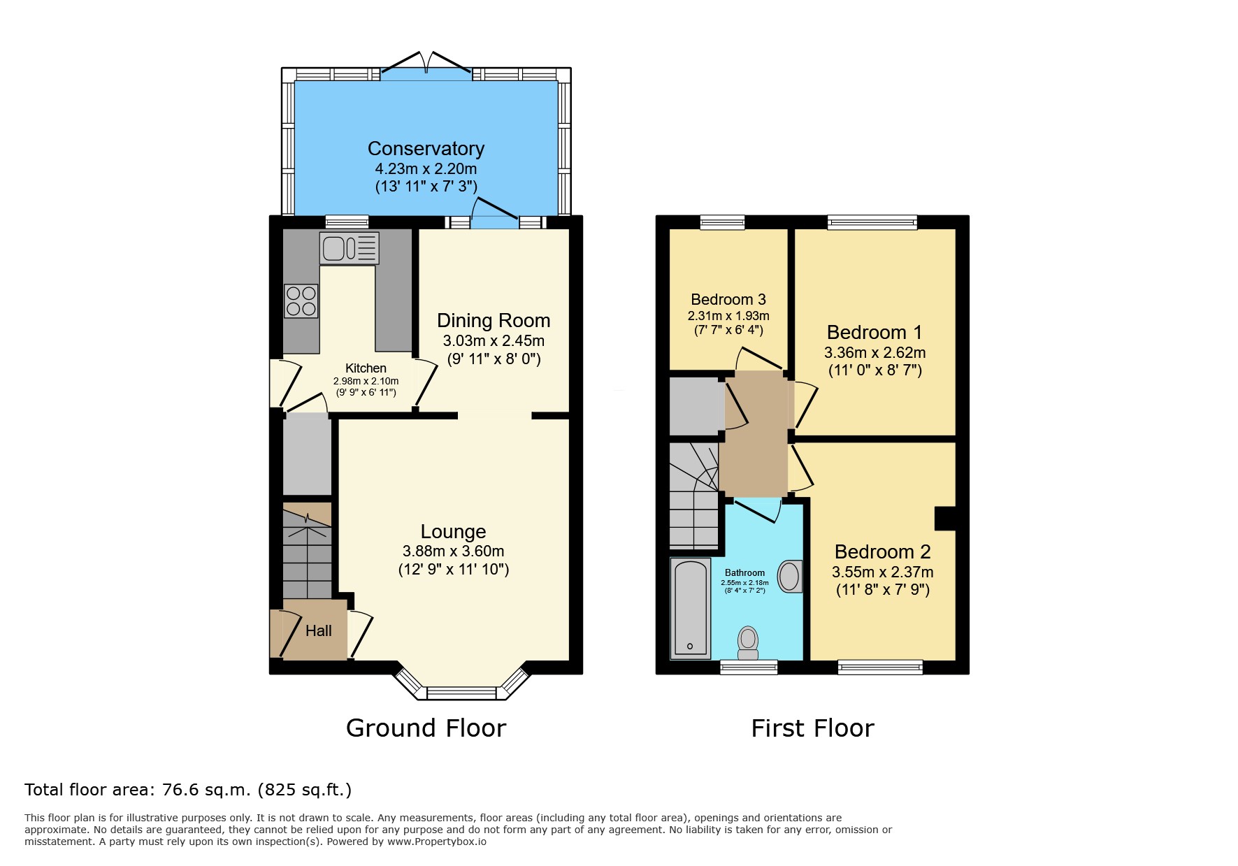 52 Underwood Drive, Leicester floorplan