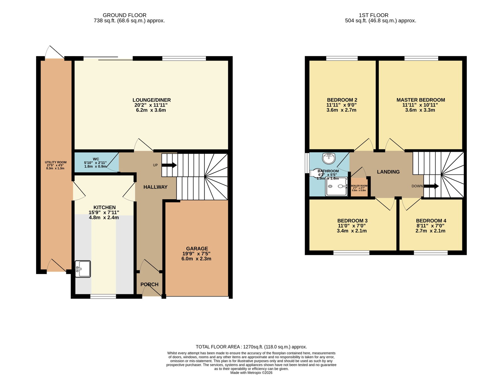 643, Chester Road, Birmingham floorplan