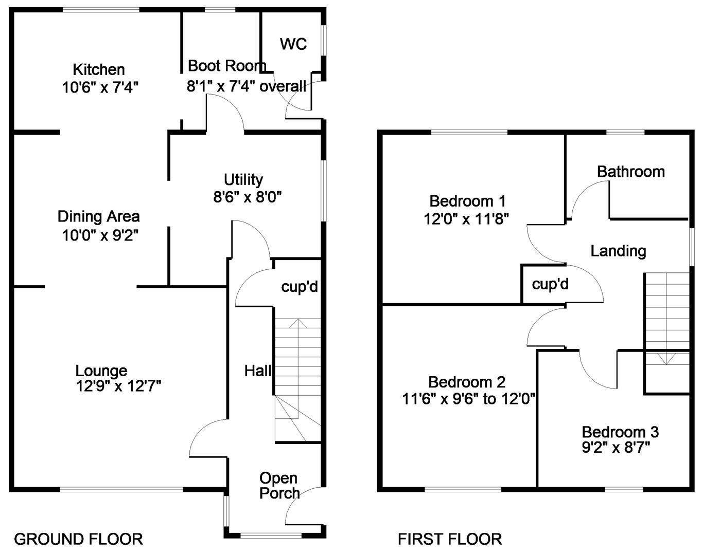 Marquis Gardens, Doncaster floorplan