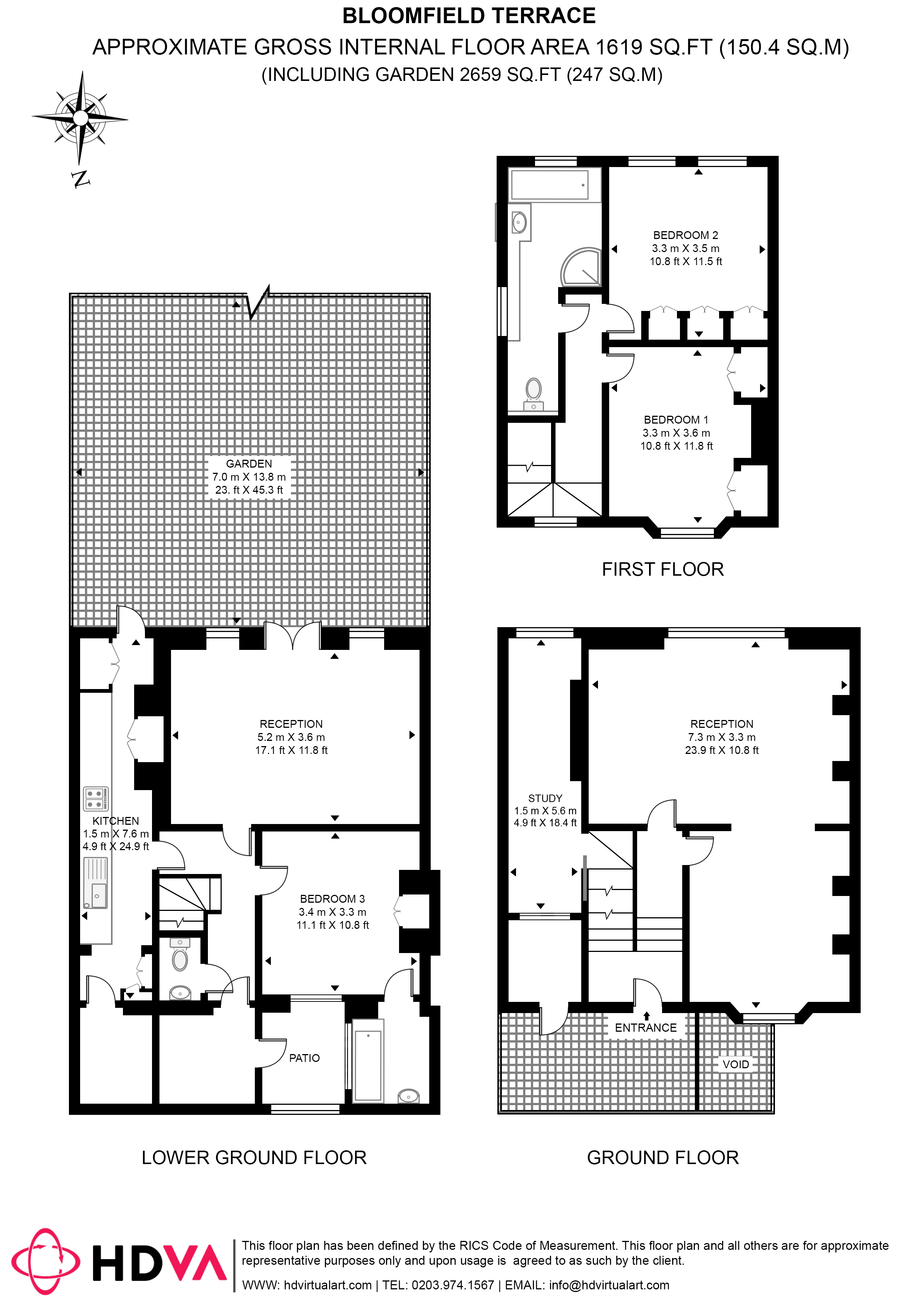 36, Bloomfield Terrace, London floorplan