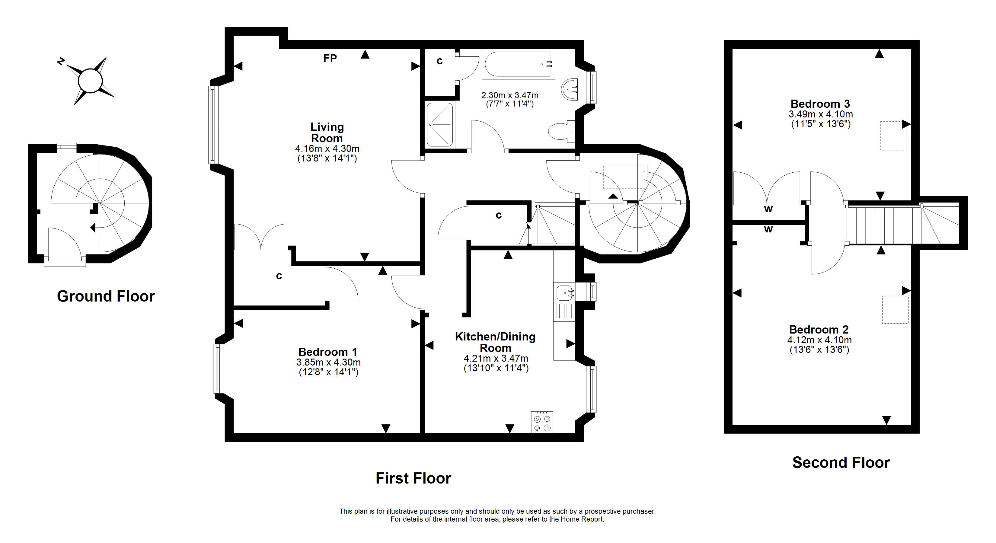 5A, Victoria Street, Dunbar floorplan