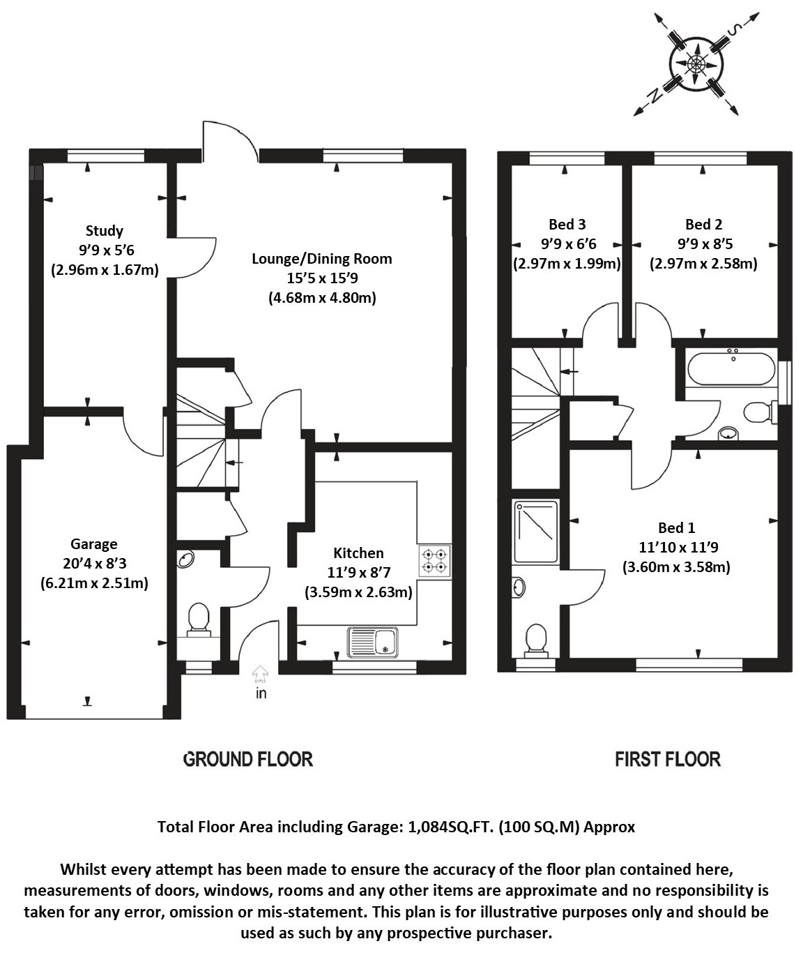43 Albert Road, Bagshot floorplan