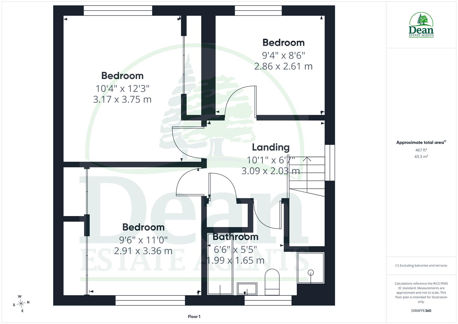 Ashbourne, 7, Deer Park, Lydney floorplan