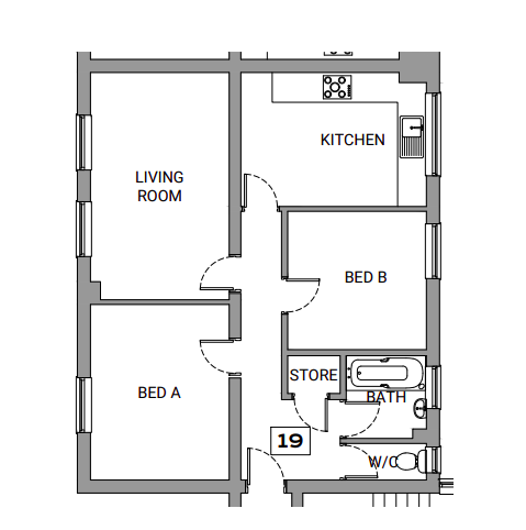 Pearson Square Doctor's Block, Pearson Square, Ipswich floorplan